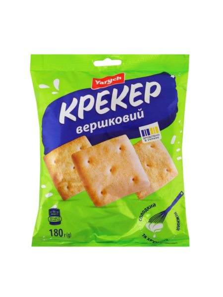 Крекери "Делікатні" 180г Yarych