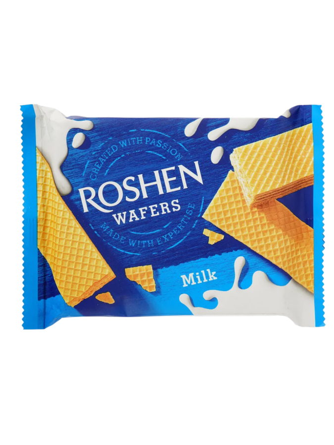 Вафлі зі смаком молока Roshen 72г