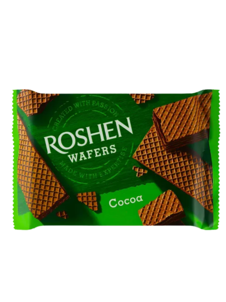 Вафлі зі смаком шоколаду Roshen 72г