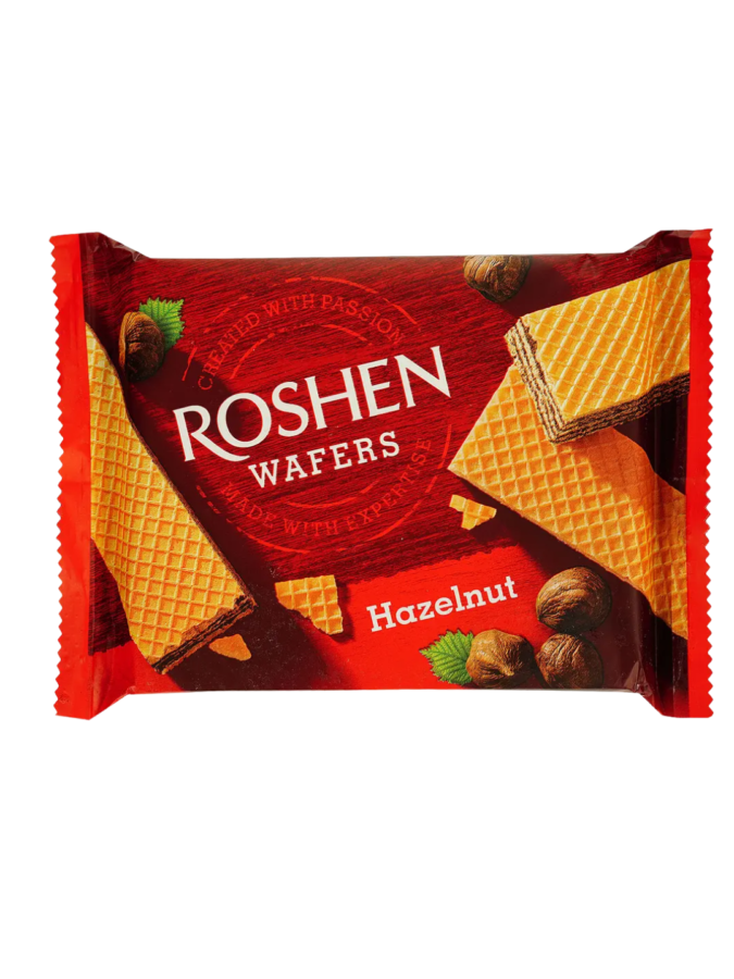 Wafelki o smaku orzechowym Roshen 72g