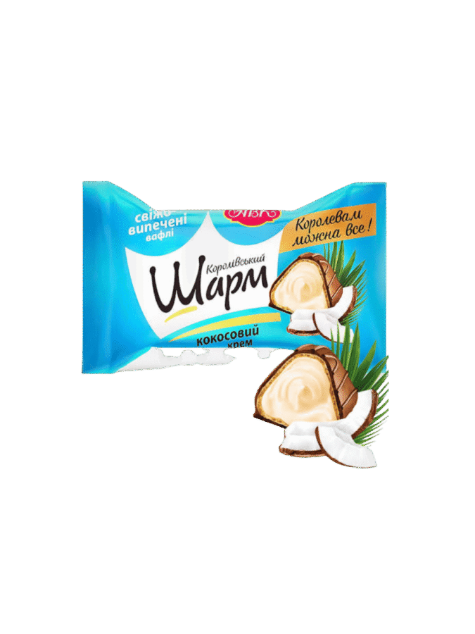 Cukierki glazurowane Koroliwśkyj Szarm Coconut AVK (luz)