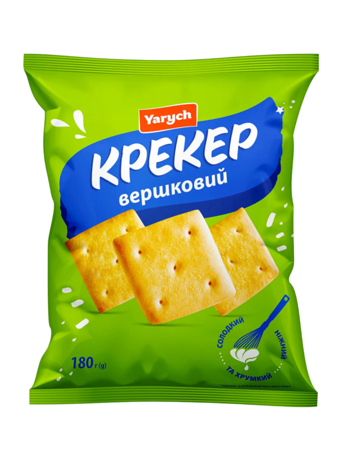 Крекери "Вершкові" Ярич 180г