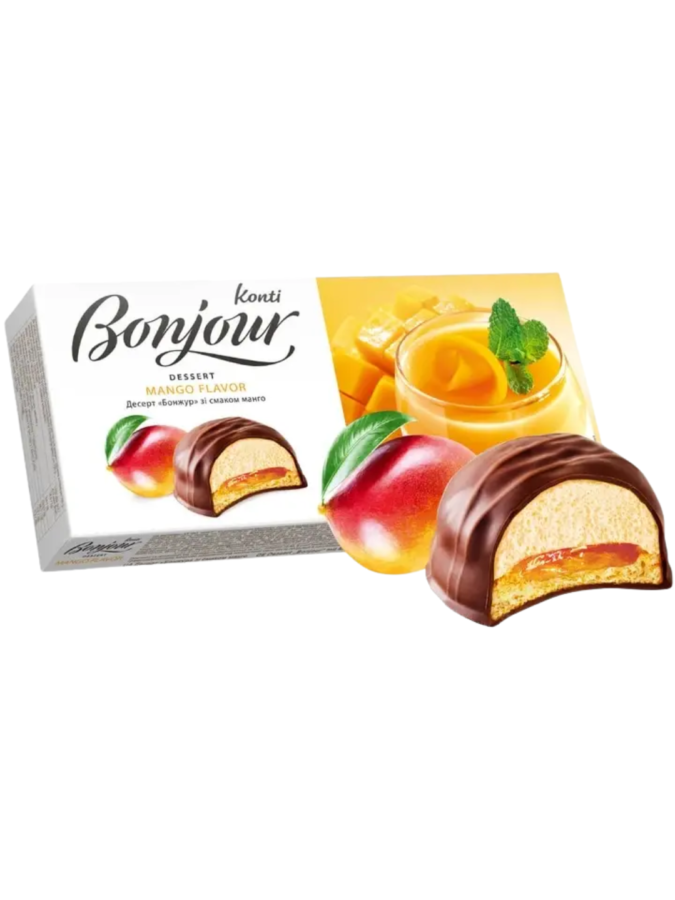 Десерт "Bonjour" Konti зі смаком манго 232г