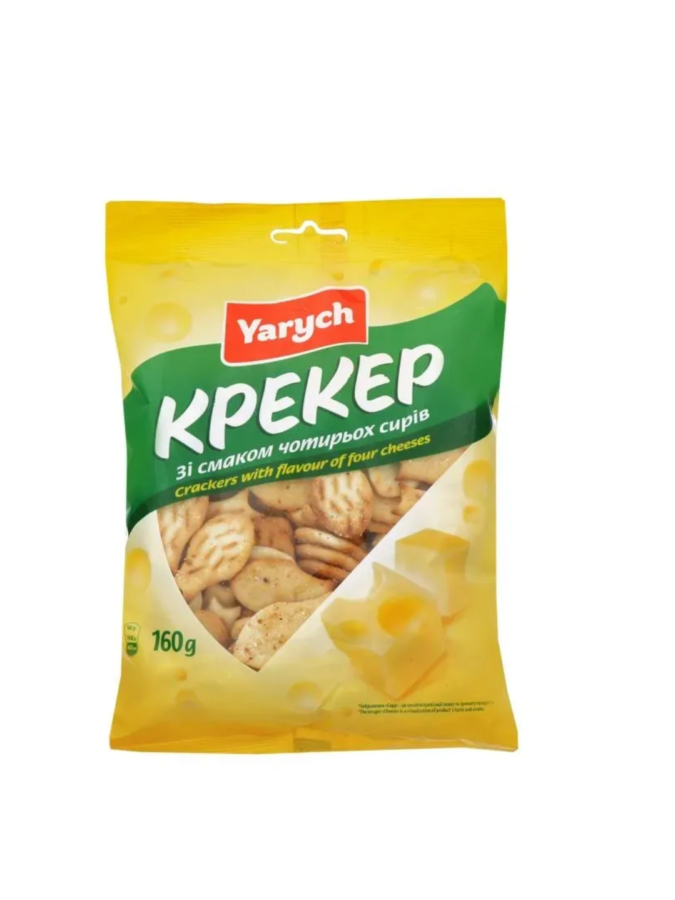 Krakersy "Yarych" o smaku 4 serów 160g
