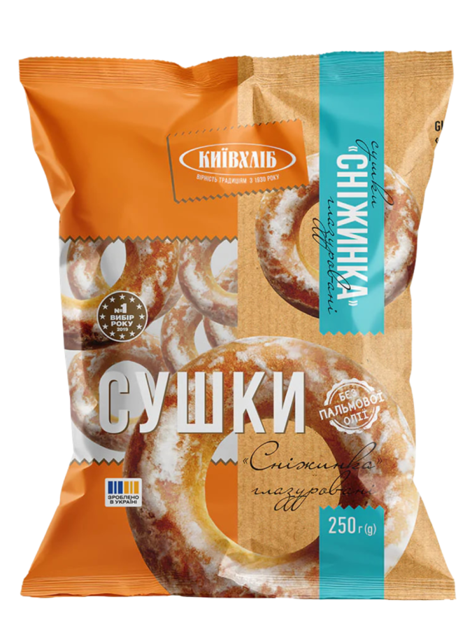 Сушки "Сніжинка" Київхліб 250 г