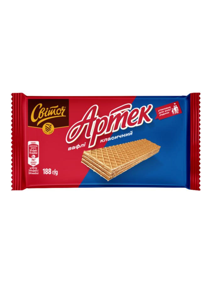 Wafle "Artek" Svitoch klasyczne 188g