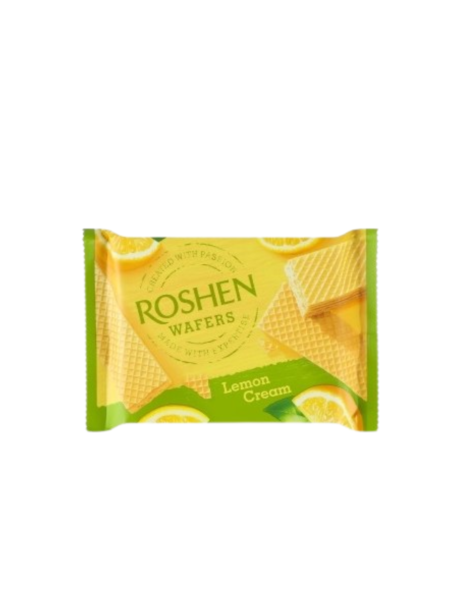 Вафлі з лимонним смаком Roshen 72г