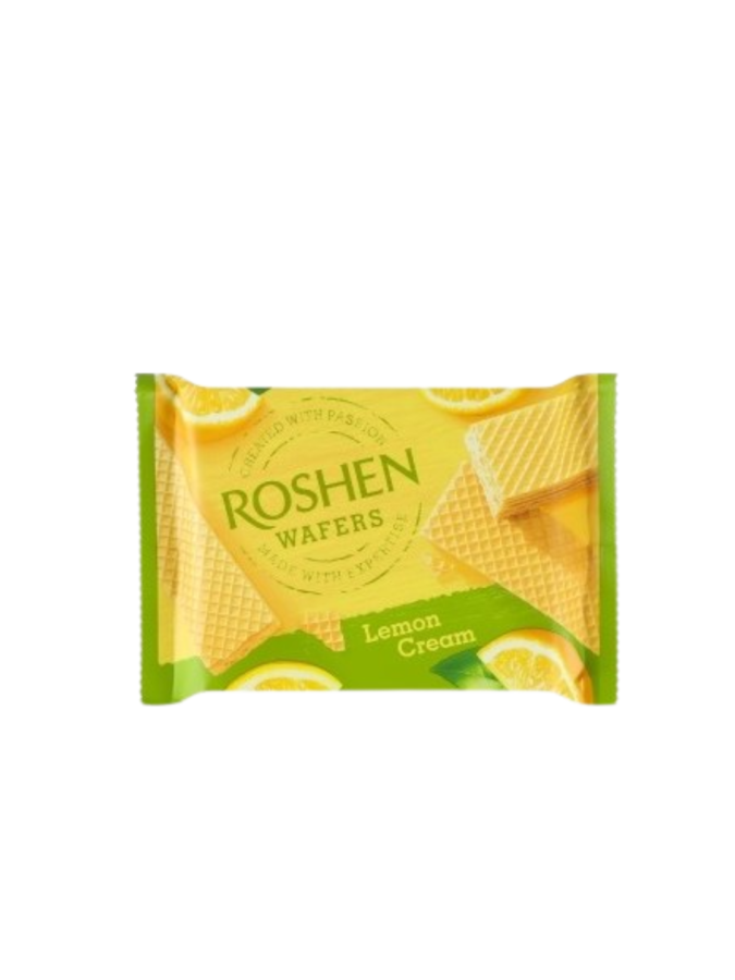 Вафлі з лимонним смаком Roshen 72г