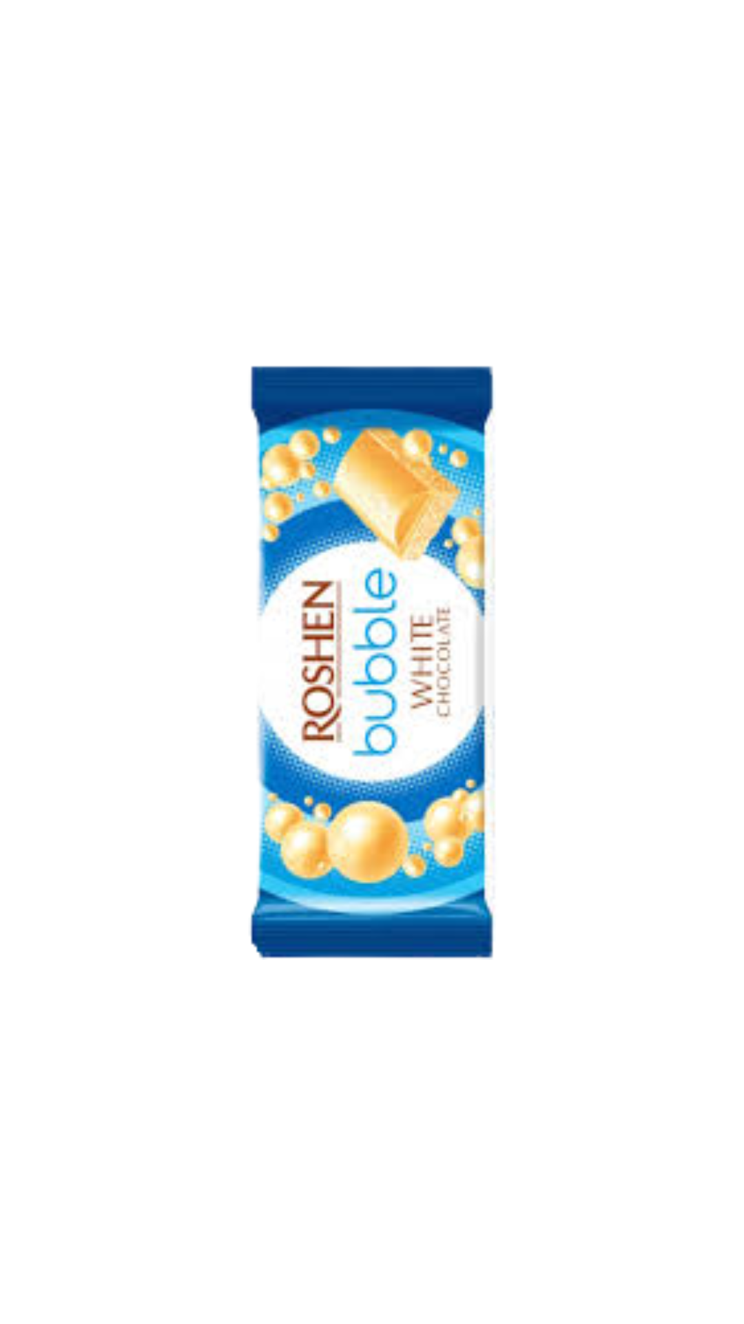 Шоколад Roshen White Bubble білий пористий 80г