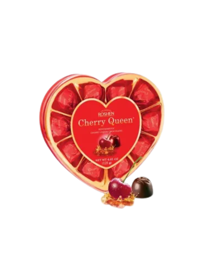 Цукерки в коробці Roshen Cherry Queen 122г