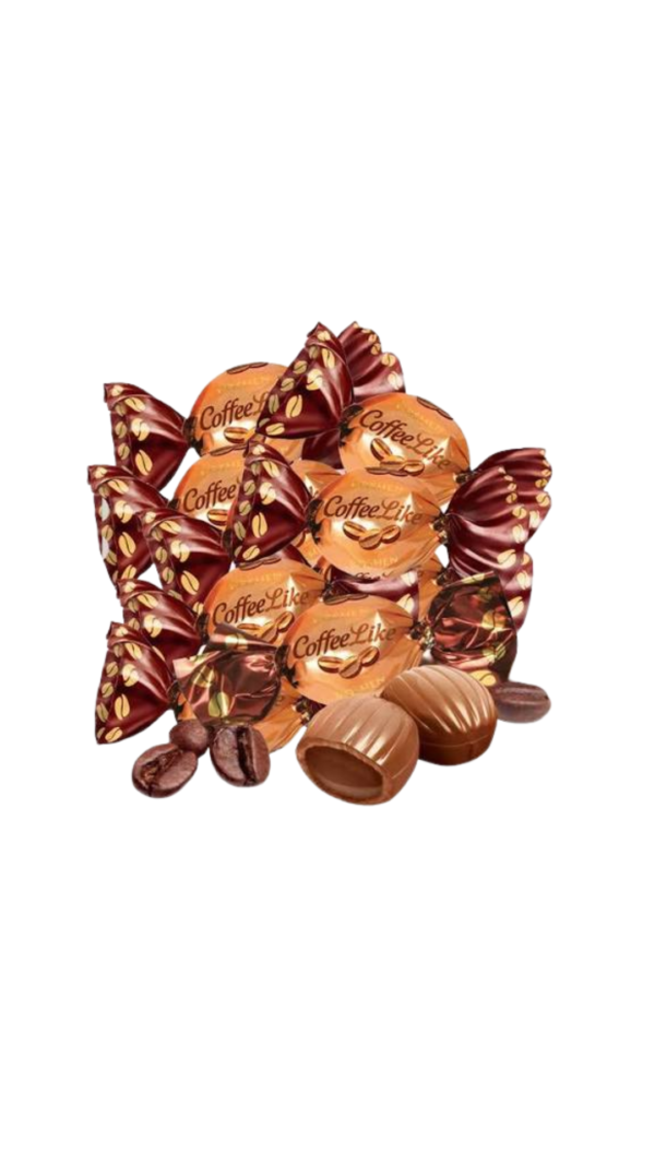 Цукерки карамель Roshen „Coffee Like” з кавовою начинкою (вагова)