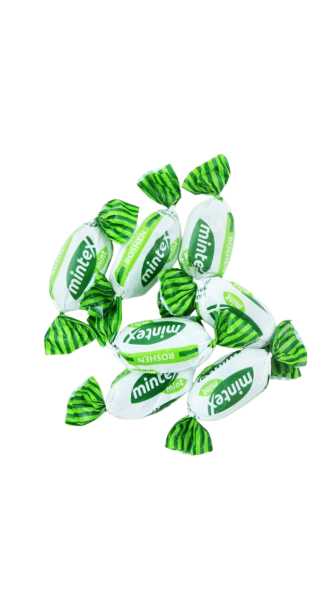 Цукерки карамель Roshen „Mintex” м'ятна без цукру (вагова)
