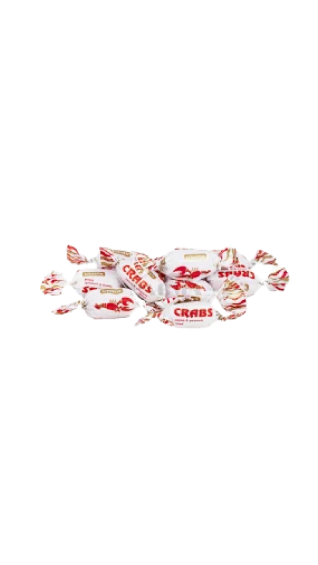Цукерки карамель Roshen „Рачки” з начинкою (вагова)